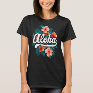 Aloha Blume Hawaiian Hawaii Beach Luau Party T-Shirt
