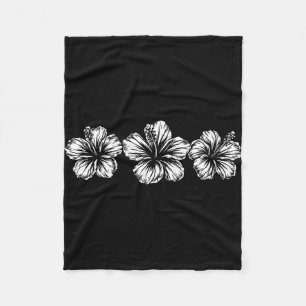 Aloha-Blume tropischer Strand Hawaii-Sommerferien Fleecedecke