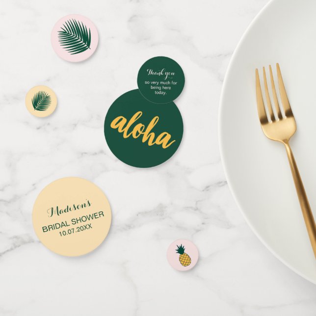 Aloha Brautparty Table Konfetti (Gruppe)