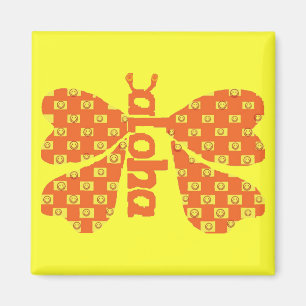Aloha Butterfly-Magnet Magnet