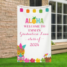 Aloha Class of 2024 Abschluss Luau Willkommen