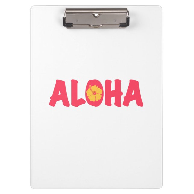 Aloha Clipboard Klemmbrett (Vorderseite)