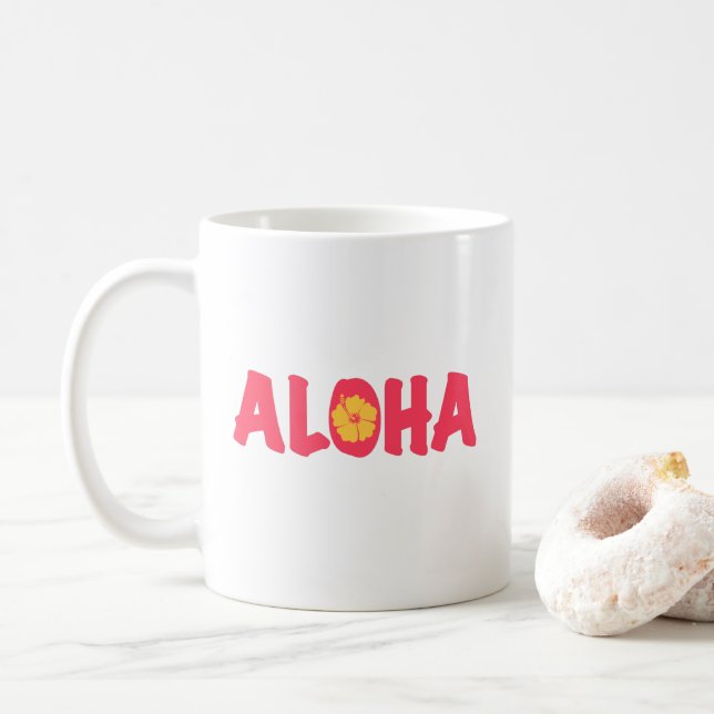 Aloha Coffee Tasse (Mit Donut)