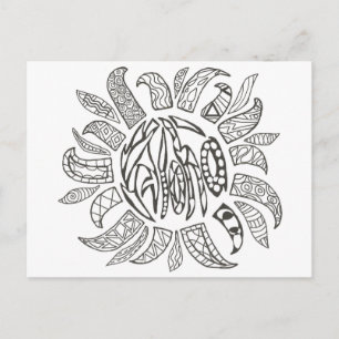 Aloha Color Postkarte