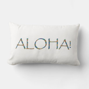 "Aloha!" Custom Design Lumbar Pilze Lendenkissen