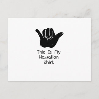 Aloha, das ist mein hawaiianischer postkarte