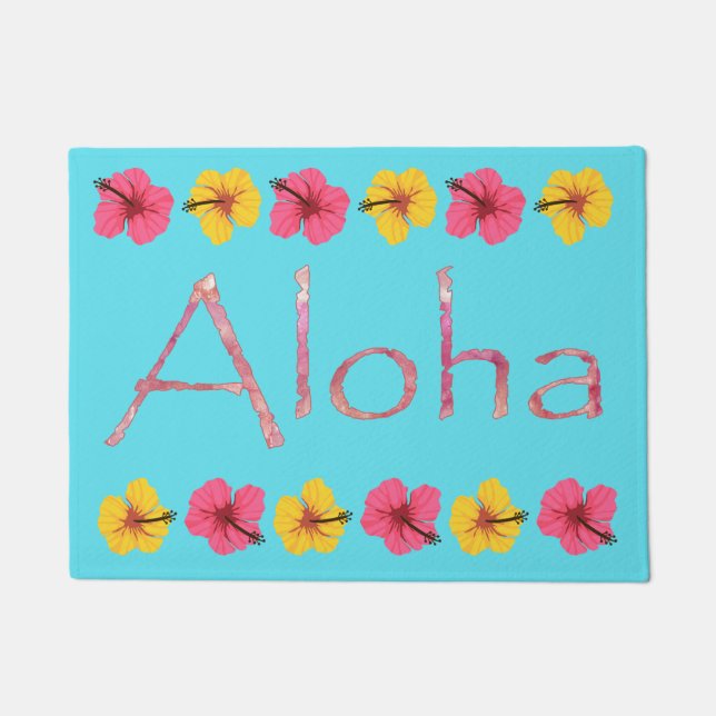Aloha Door Mat Fußmatte (Vorderseite)