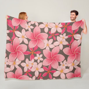 Aloha-Druck Fleecedecke