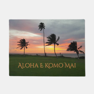 Aloha E Komo Mai Fußmatte