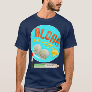 Aloha Eggs Spam Rice Shoyu Chopsticks Frühstück T-Shirt