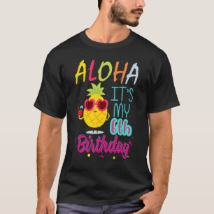 Aloha Es ist mein 6. Geburtstag Hawaiian 6 Jahre T T-Shirt