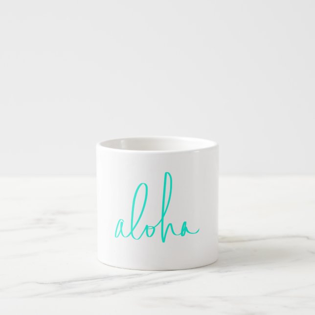 Aloha Espressotasse (Vorderseite)