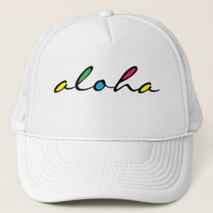 ALOHA farbig Truckerkappe
