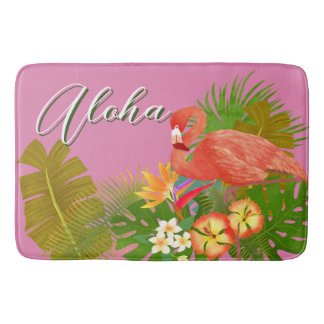 Aloha Flamingo Badematte