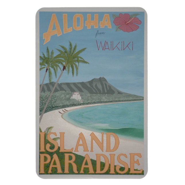 ALOHA flexibler Magnet (10x15cm) (Vertikal)