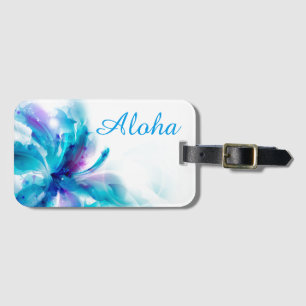 Aloha Floral Luggage Tag Gepäckanhänger