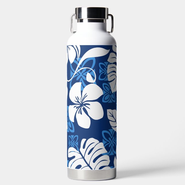 ALOHA FREITAG (BLAU) WASSERFLASCHE TRINKFLASCHE (Vorderseite)