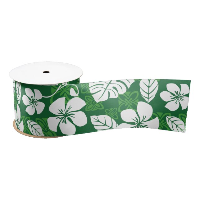 ALOHA FRIDAY (GRÜNE) SATIN RIBBON SATINBAND (Spule)