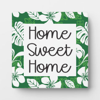 ALOHA FRIDAY PATTERN IN GREEN-HOME FOTOPLATTE
