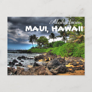 Aloha from Maui Hawaii Postkarte