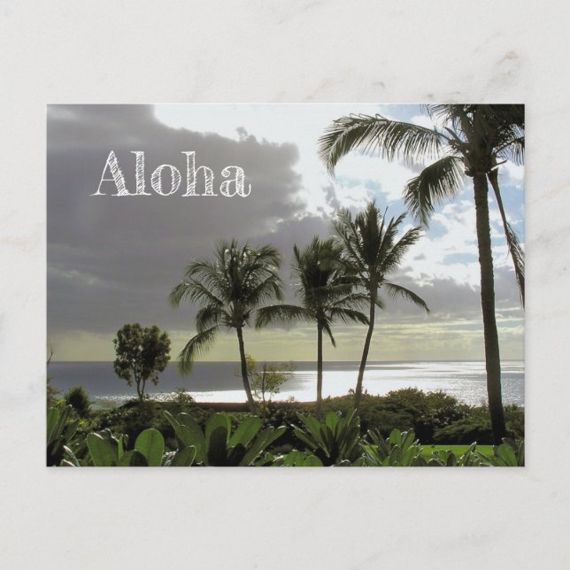 "ALOHA from MAUI" POSTCARD Postkarte (Vorderseite)