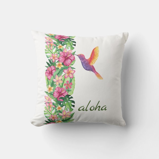 Aloha Garden Throw Kissen (Vorderseite)