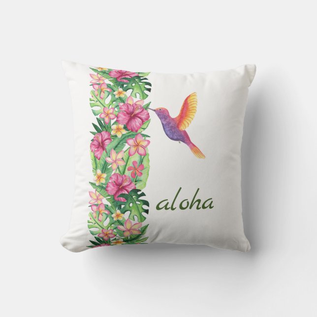Aloha Garden Throw Kissen (Vorderseite)
