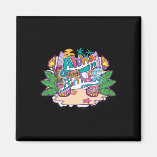 Aloha Geburtstag Hawaii Hawaiian Urlaub Magnet