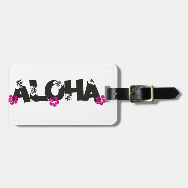Aloha Gepäckanhänger (Vorderseite horizontal)