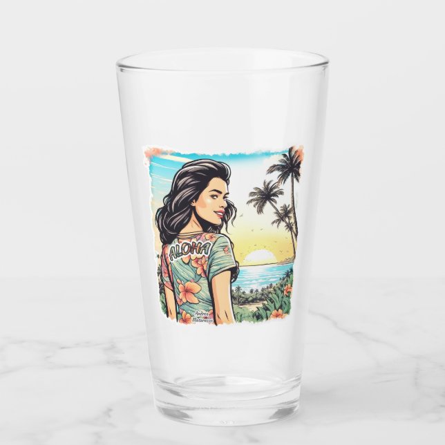 Aloha Girl Glas (Vorderseite)
