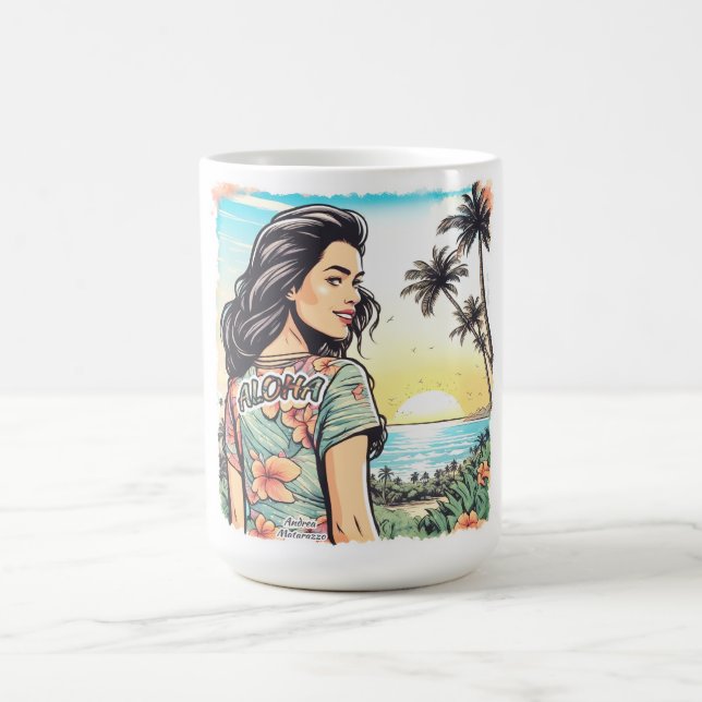 Aloha Girl Kaffeetasse (Mittel)