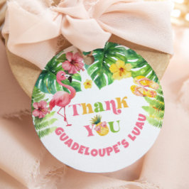 Aloha Girl Sommer Tropical Luau Geburtstagsparty Geschenkanhänger