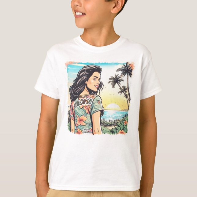 Aloha Girl T-Shirt (Vorderseite)