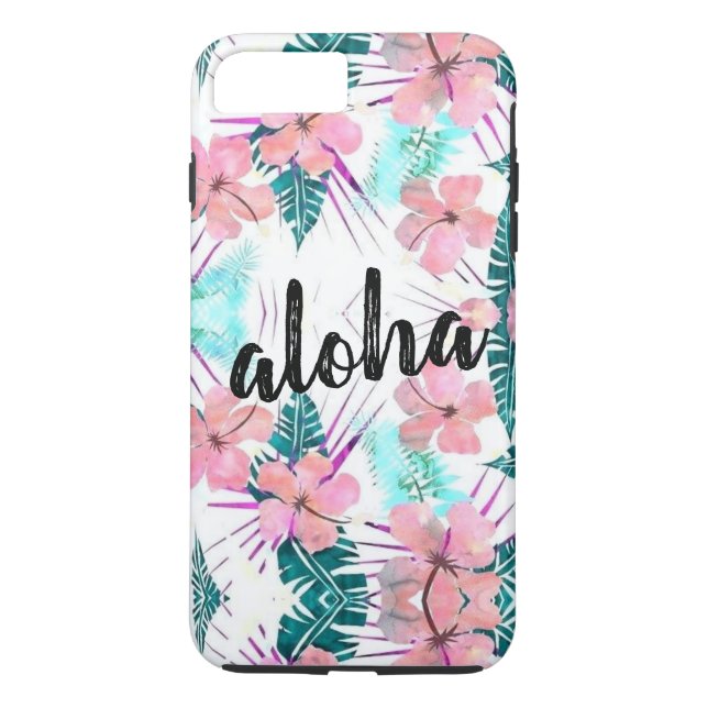 aloha Glitzern iphone 8/7 Plusfall Case-Mate iPhone Hülle (Rückseite)