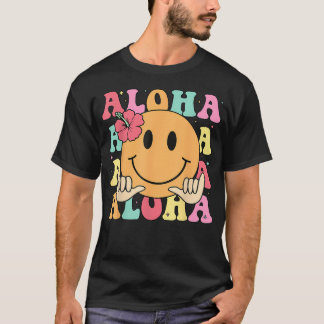 Aloha Glückliches Gesicht T-Shirt