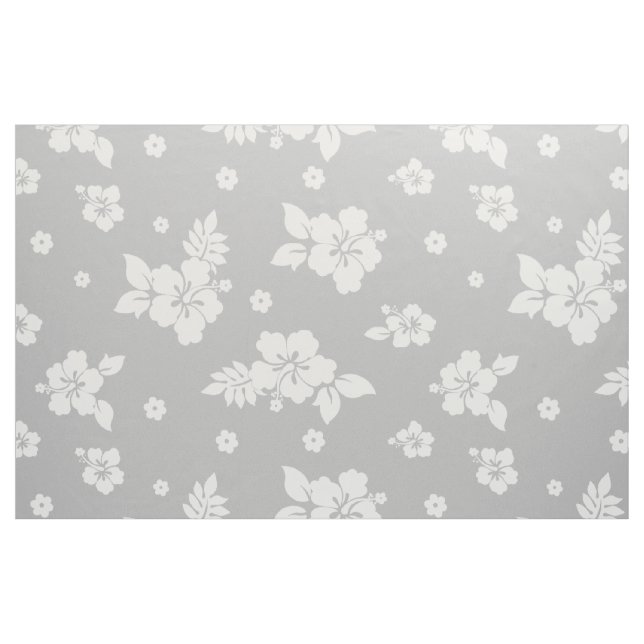Aloha Gray Classic Hawaiian Seamless Pattern Stoff (Fat Quarter (45,7 x 55,9 cm))