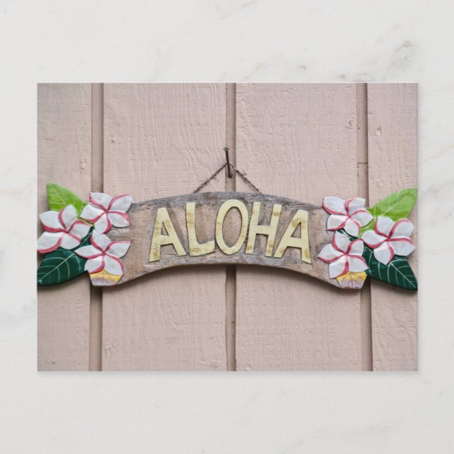 Aloha Greeting Postkarte (Vorderseite)