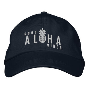 Aloha gute Schwingungen Bestickte Baseballkappe