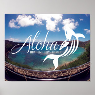 Aloha Hanauma Bucht Hawaii Poster