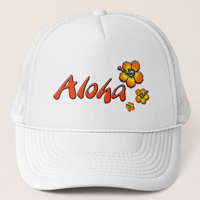 Aloha Hat Truckerkappe (Vorderseite)