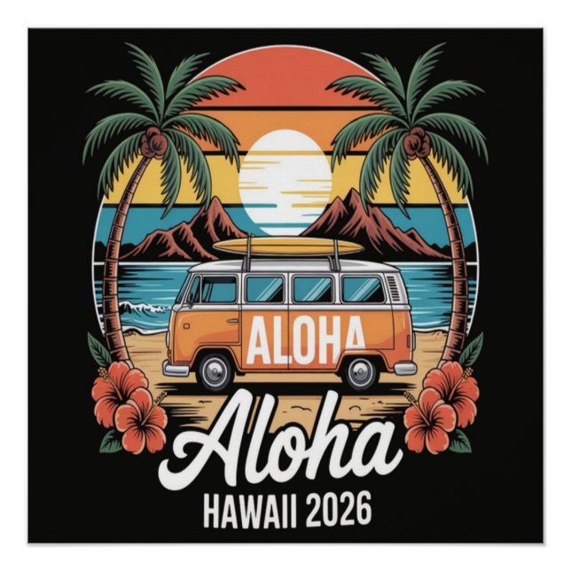 Aloha Hawaii 2026 Poster (Vorderseite)