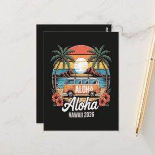 Aloha Hawaii 2026 Postkarte