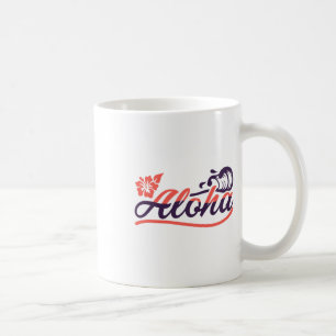 Aloha Hawaii Ananas Sonnige Strände Kaffeetasse