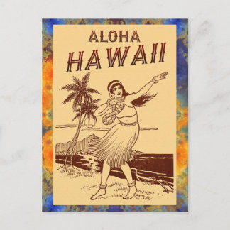 Aloha Hawaii ! Ankündigungspostkarte