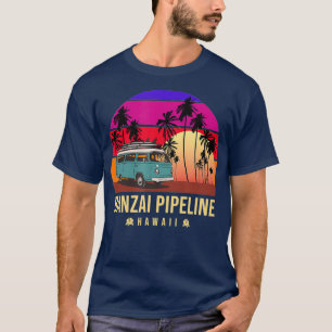 Aloha Hawaii Banzai Pipeline Surf Van Vintag T-Shirt