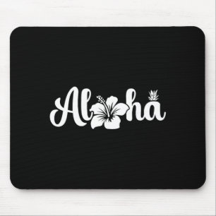 Aloha Hawaii-Blume tropische hawaiianische Insel K Mousepad
