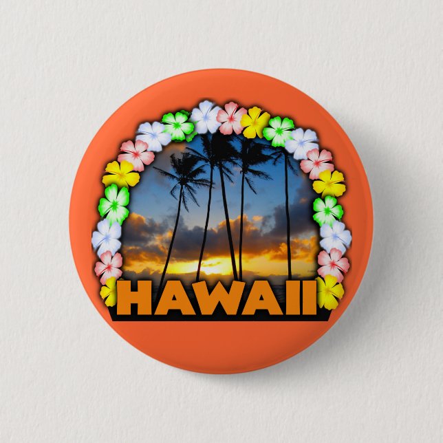Aloha Hawaii Button (Vorderseite)