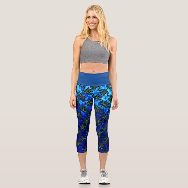 Aloha Hawaii Capri Leggings (Vorderseite)