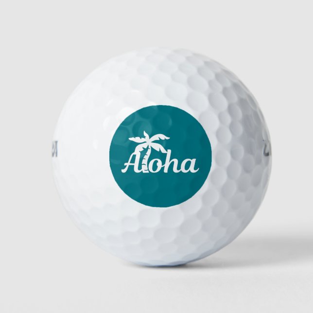 Aloha Hawaii Golfball (Vorderseite)