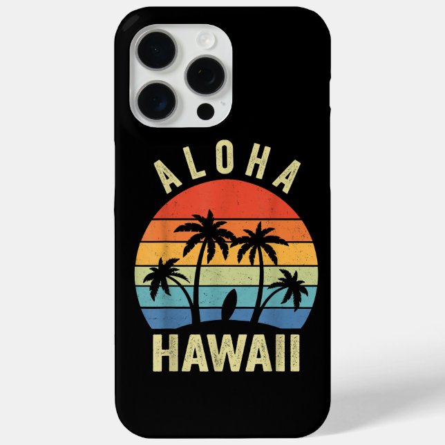 Aloha Hawaii Hawaiian Island Shirt Palm Beach Surf Case-Mate iPhone Hülle (Rückseite)